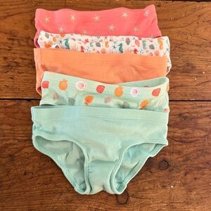 NWOT Girl's 5 Pack Bikini Underwear Set - ORGANIC COTTON